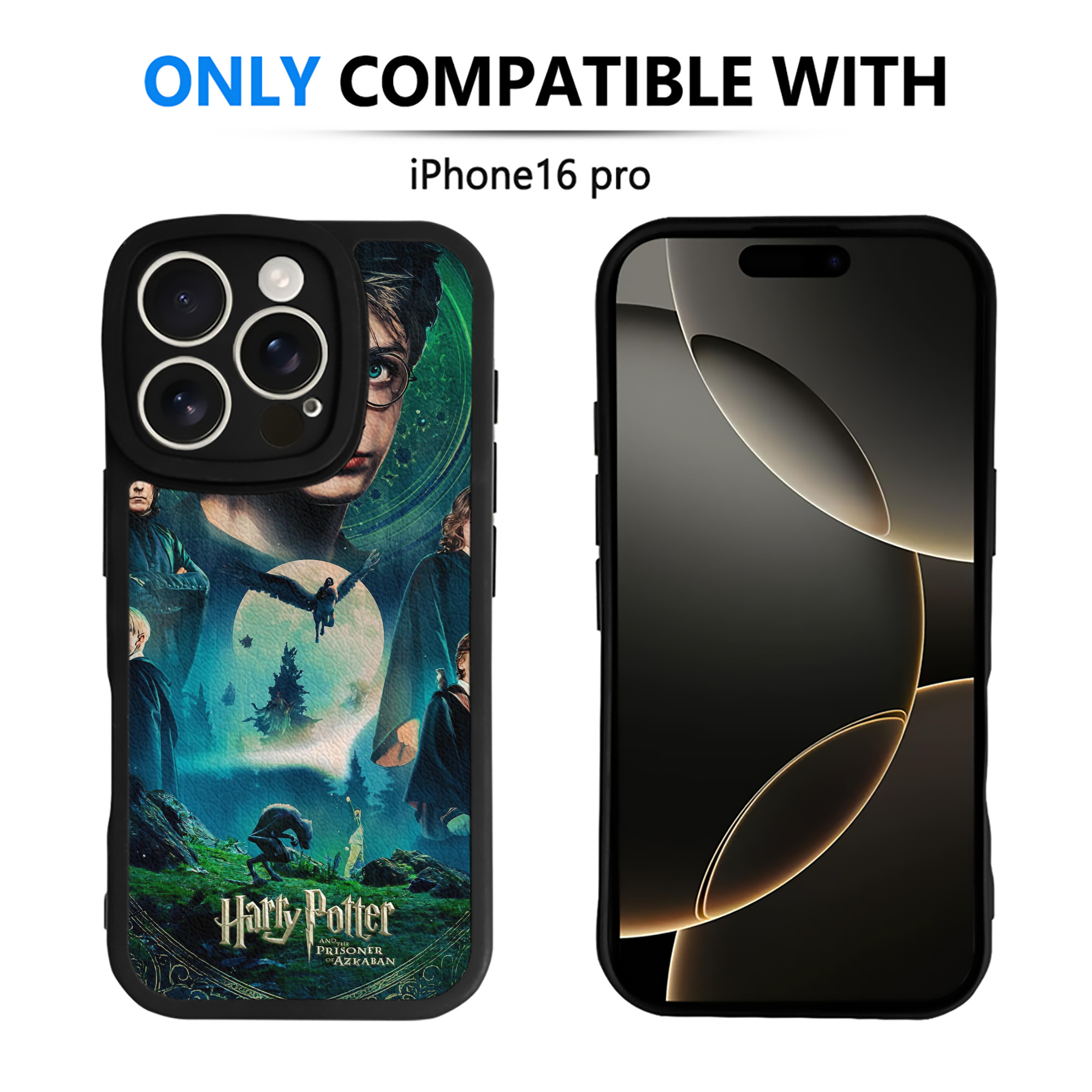 （画像用） Harry Potter ハリー・ポッターシリーズ 【iPhone 16シリーズ対応】シリコンスマホケース（レザー調） 材質：シリコン